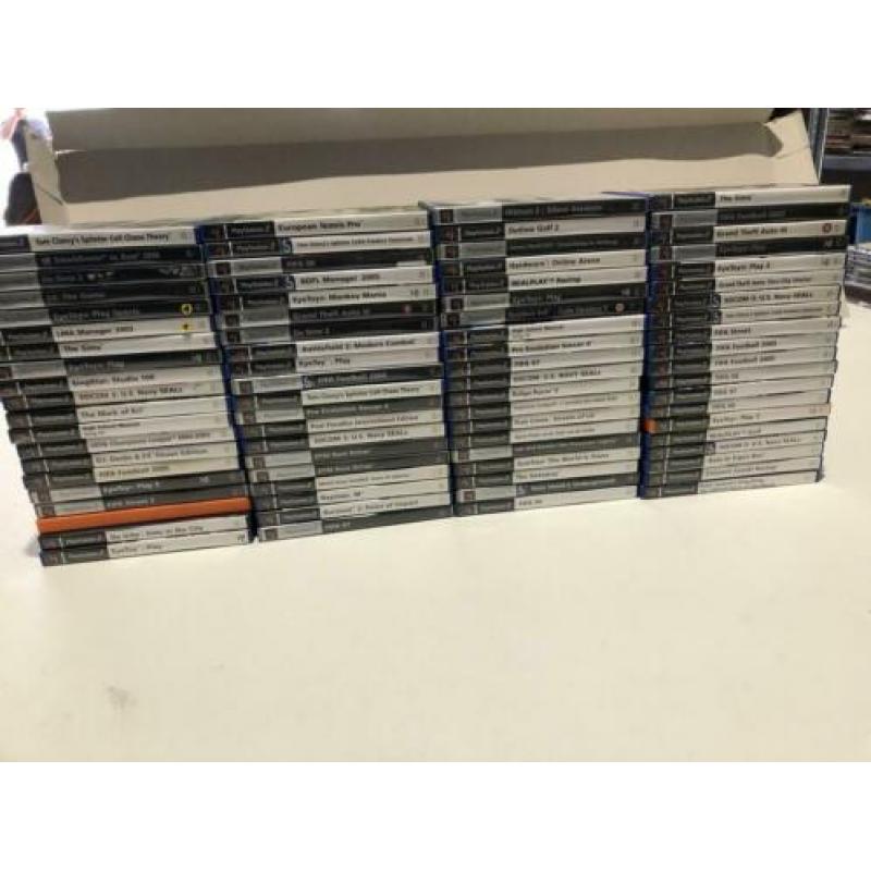 PlayStation 2 games 80 stuks. 70 euro + gratis verzending