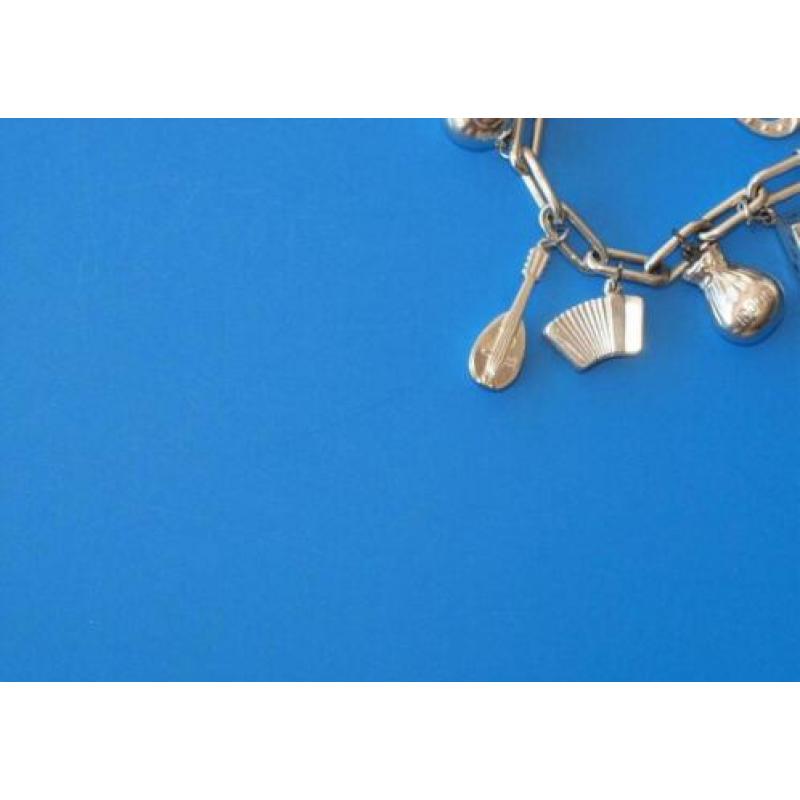 Bedelarmband zilver