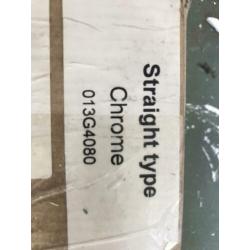 Danfoss regelventiel/onderblok recht chroom