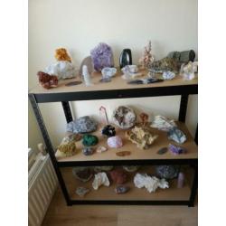 grote verzameling mineralen