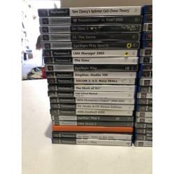 PlayStation 2 games 80 stuks. 70 euro + gratis verzending