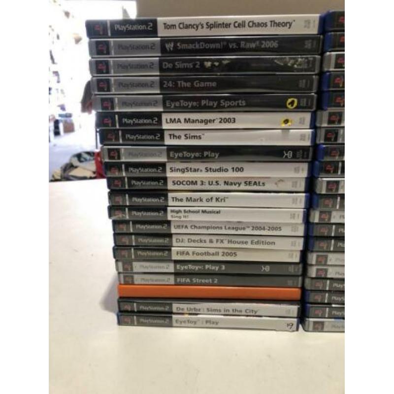 PlayStation 2 games 80 stuks. 70 euro + gratis verzending