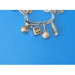 Bedelarmband zilver
