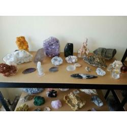 grote verzameling mineralen
