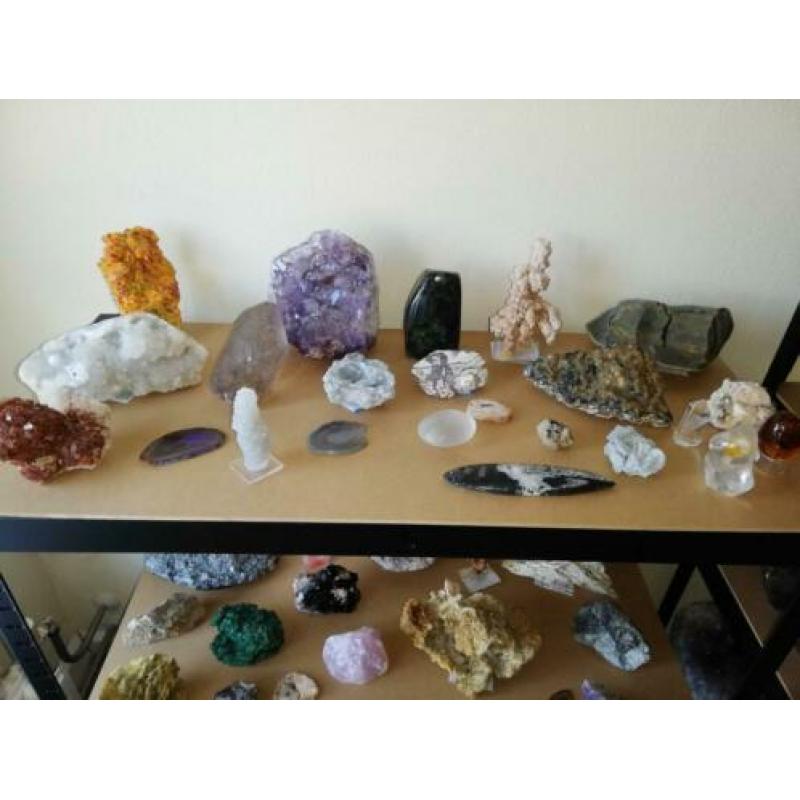 grote verzameling mineralen