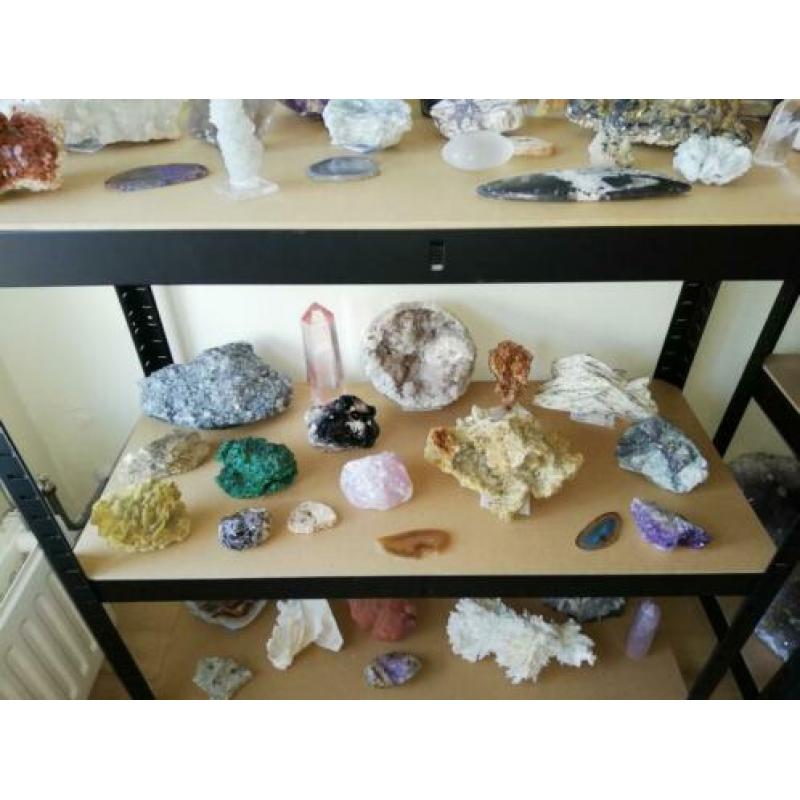 grote verzameling mineralen