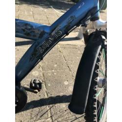 Blauwe Batavus kinderfiets 24 inch