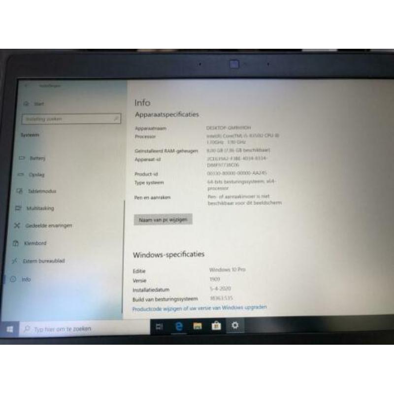 Dell Latitude 5490 laptop, met garantie