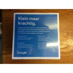 Google Home Mini ( Nieuw ! ) kleur Wit