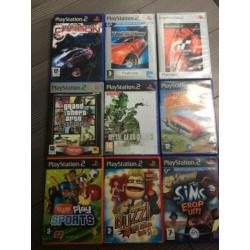 Te koop: Zeer complete Sony PS2 Special edition + 9 spellen
