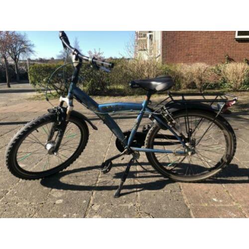 Blauwe Batavus kinderfiets 24 inch