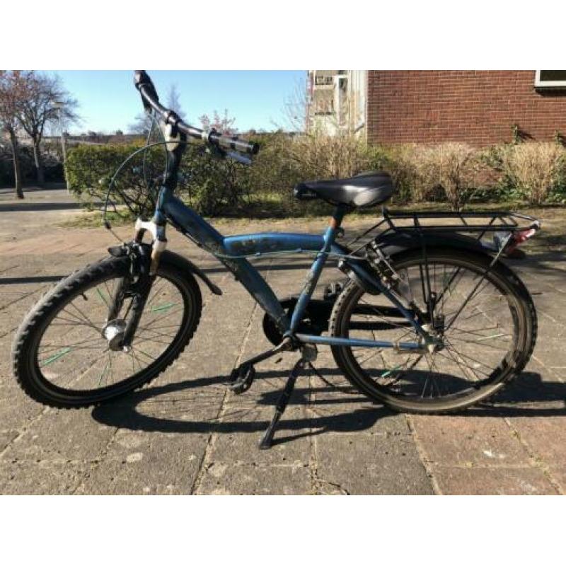 Blauwe Batavus kinderfiets 24 inch