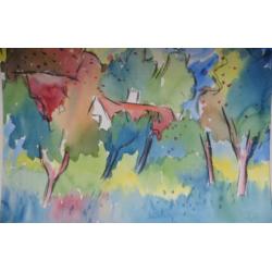 André van der Vossen - aquarel