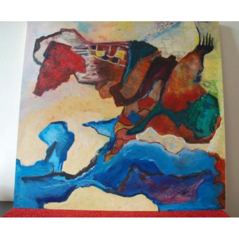 Hans van Schalkwijk - schilderij 'Wild Beest'