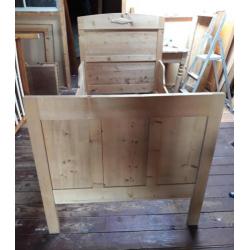 geloogd grenen bed 180 x 80