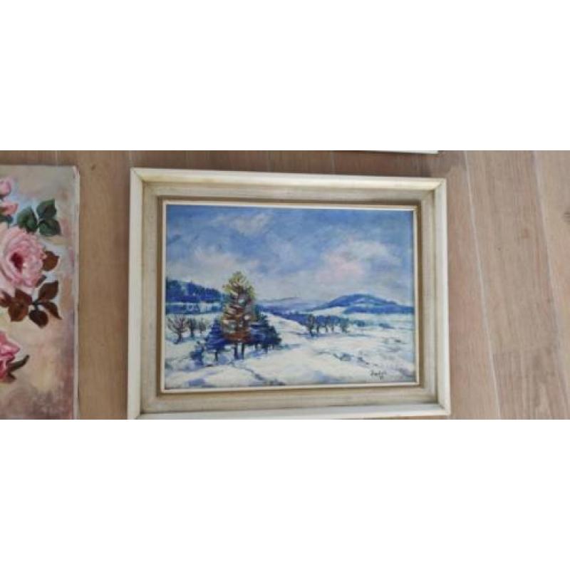 6x schilderij klassiek in 1 koop