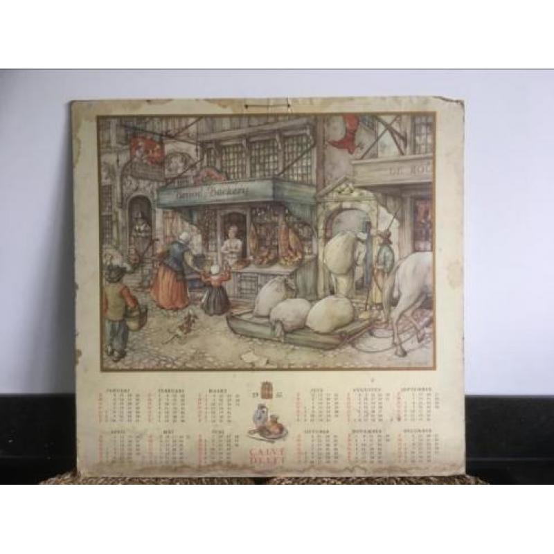 1953 Calvé delft Anton Pieck kalender nof