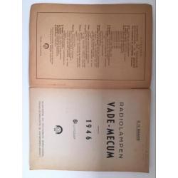 Uniek oud boekje (1946) radiolampen
