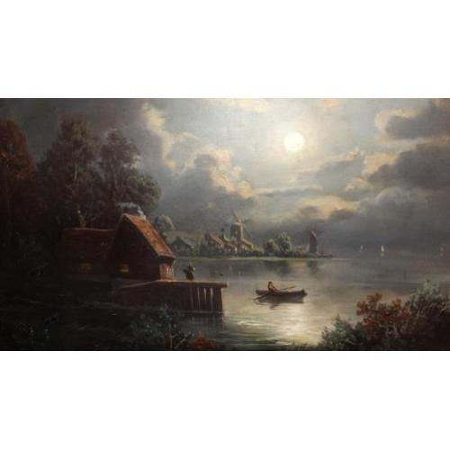 Hartwig "visser bij maanlicht"