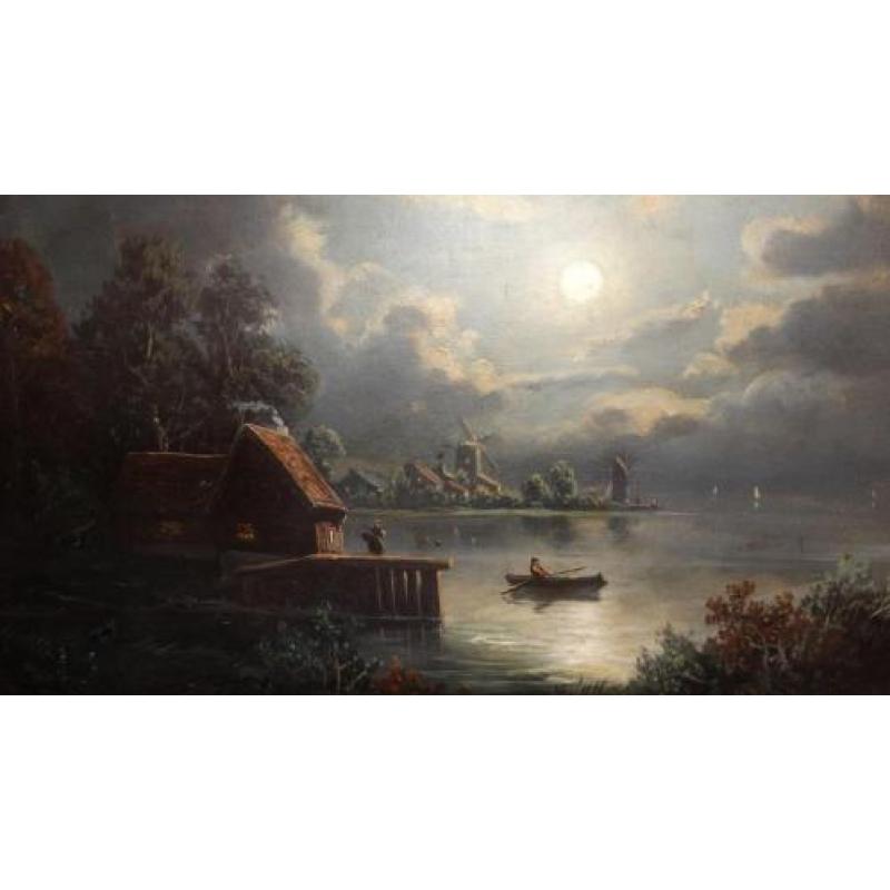 Hartwig "visser bij maanlicht"