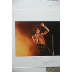 Govert de Roos, 8 gesigneerde foto's, Bowie, Hazes, Queen ea