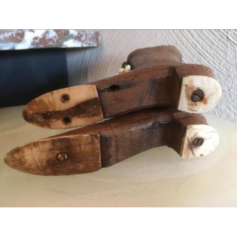 Victoriaanse schoentjes winkel etalage