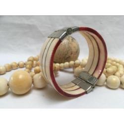 Antiek ivoren armband / v / v 1947