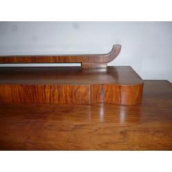 Art Deco /Art Nouveau dressoir in noten- en wortelhout