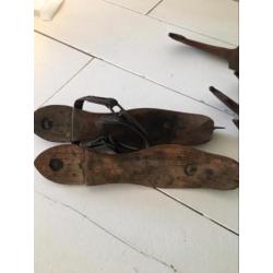 Oude schaatsen botjes