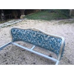 Romantische frans gecraqueleerd barok ledikant incl bodem