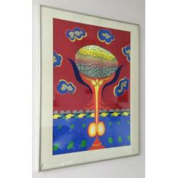 Abstract op papier Mateo vd Heuvel