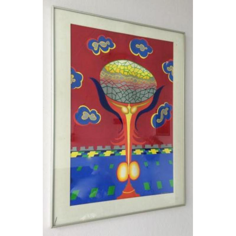 Abstract op papier Mateo vd Heuvel