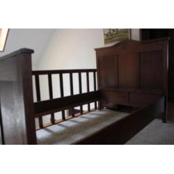 antiek bed twijfelaar 160x90