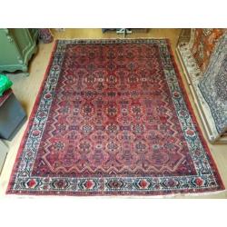 vintage handgeknoopt perzisch tapijt Hosseinabad 310x232