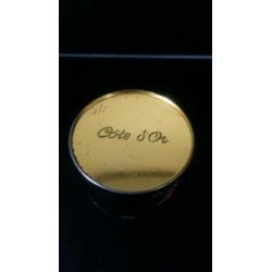Cote d or chocolade blikje zwart met een lelie