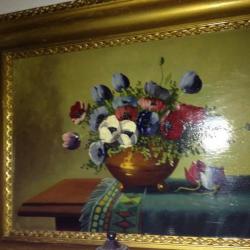 Annemonen bloemen schilderij hubregtse