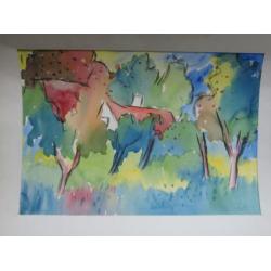 André van der Vossen - aquarel