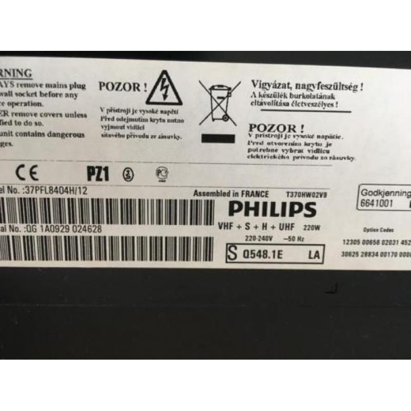 philips 37pfl8404h/12 Digitale TV