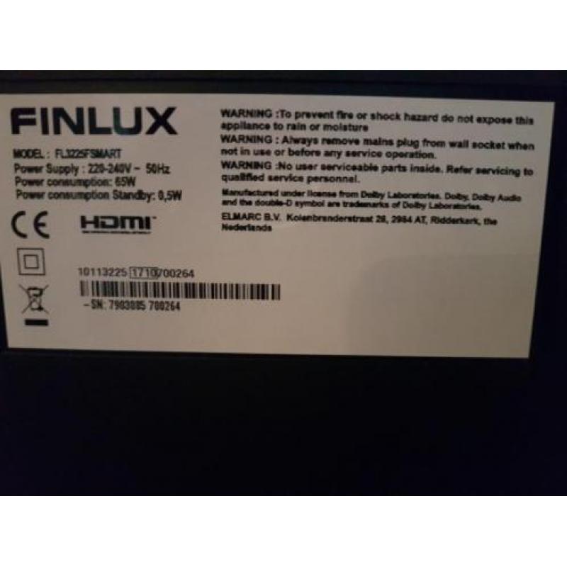 Finlux 32 inch smart tv ( nieuw )