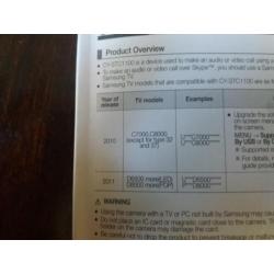 Samsung smart tv camera