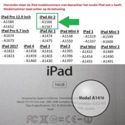 Apple iPad Air 2 - Val Bestendig Zachte PU lederen Back Case