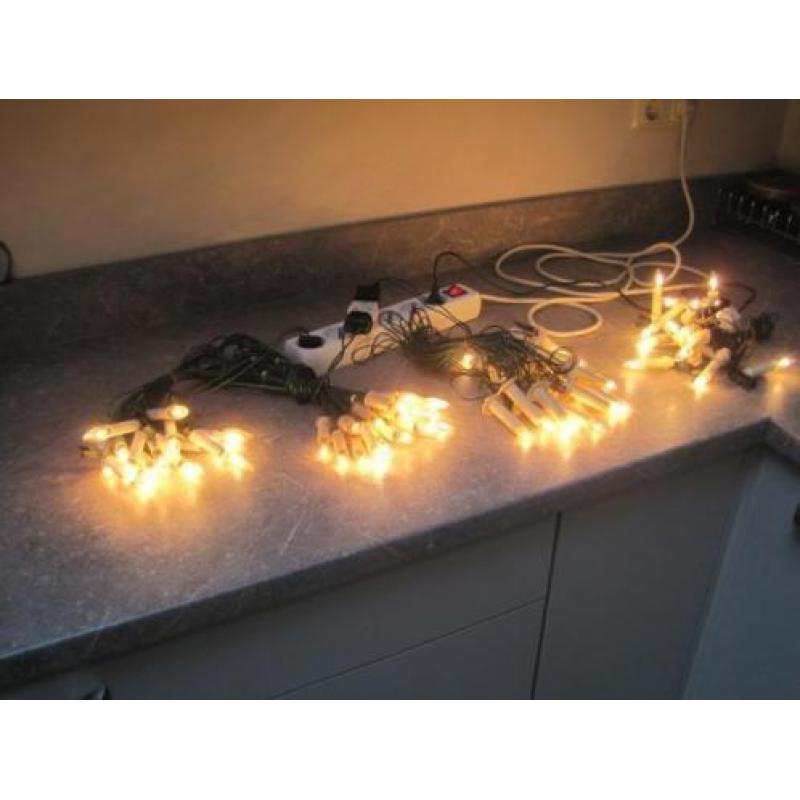 Oude kerstverlichting 4 x