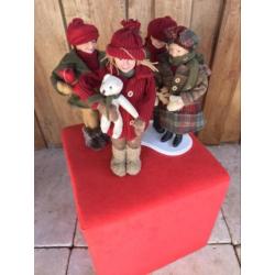 Zeer aparte collectie Dickens kerstpoppen