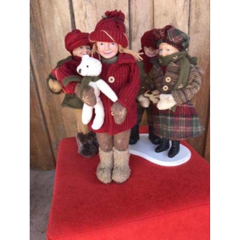 Zeer aparte collectie Dickens kerstpoppen