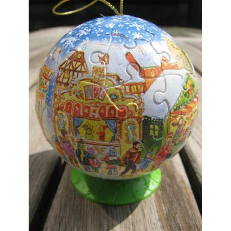 Ravensburger Puzzelbal Kerst kerstbal - Kerstmarkt