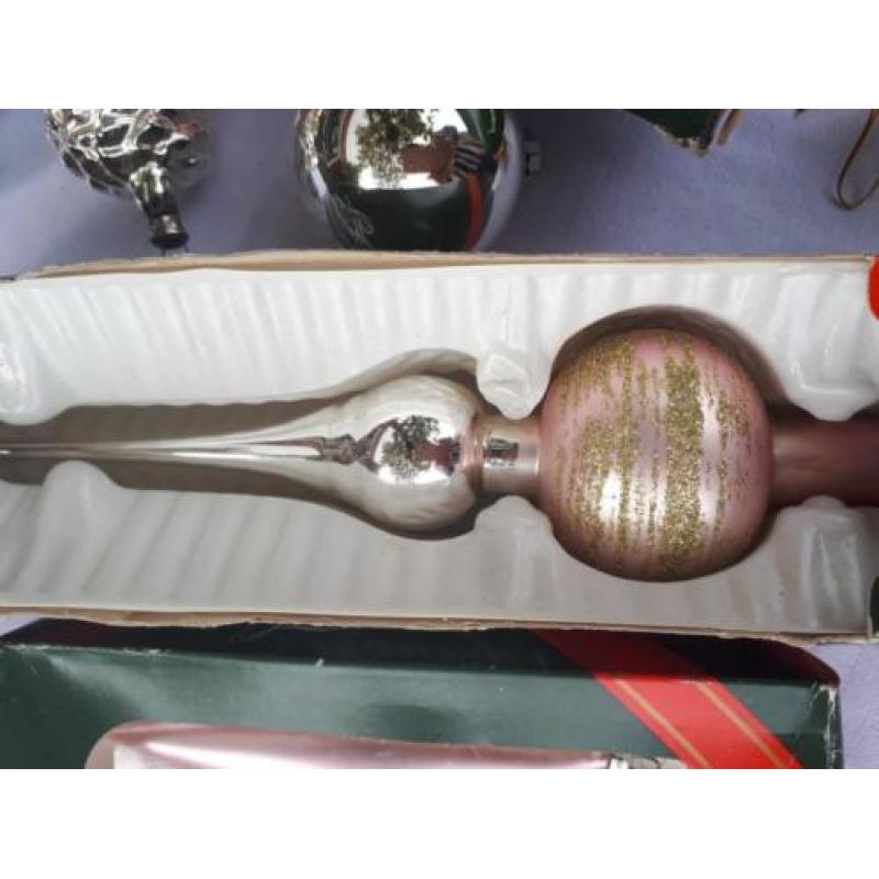 Heleboel Kerstballen, piek, Kerst rood roze goud zilver
