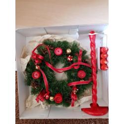 Kerstopruiming advent krans nieuw in doos