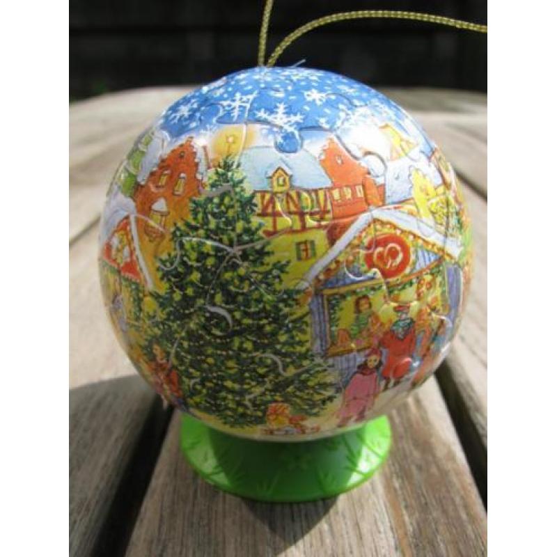 Ravensburger Puzzelbal Kerst kerstbal - Kerstmarkt