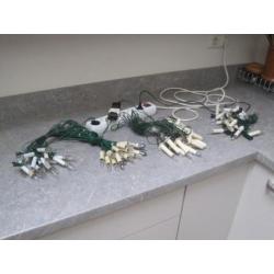 Oude kerstverlichting 4 x