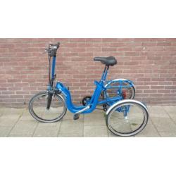 Opvouwbare driewieler di Blasi vouwfiets lage instap